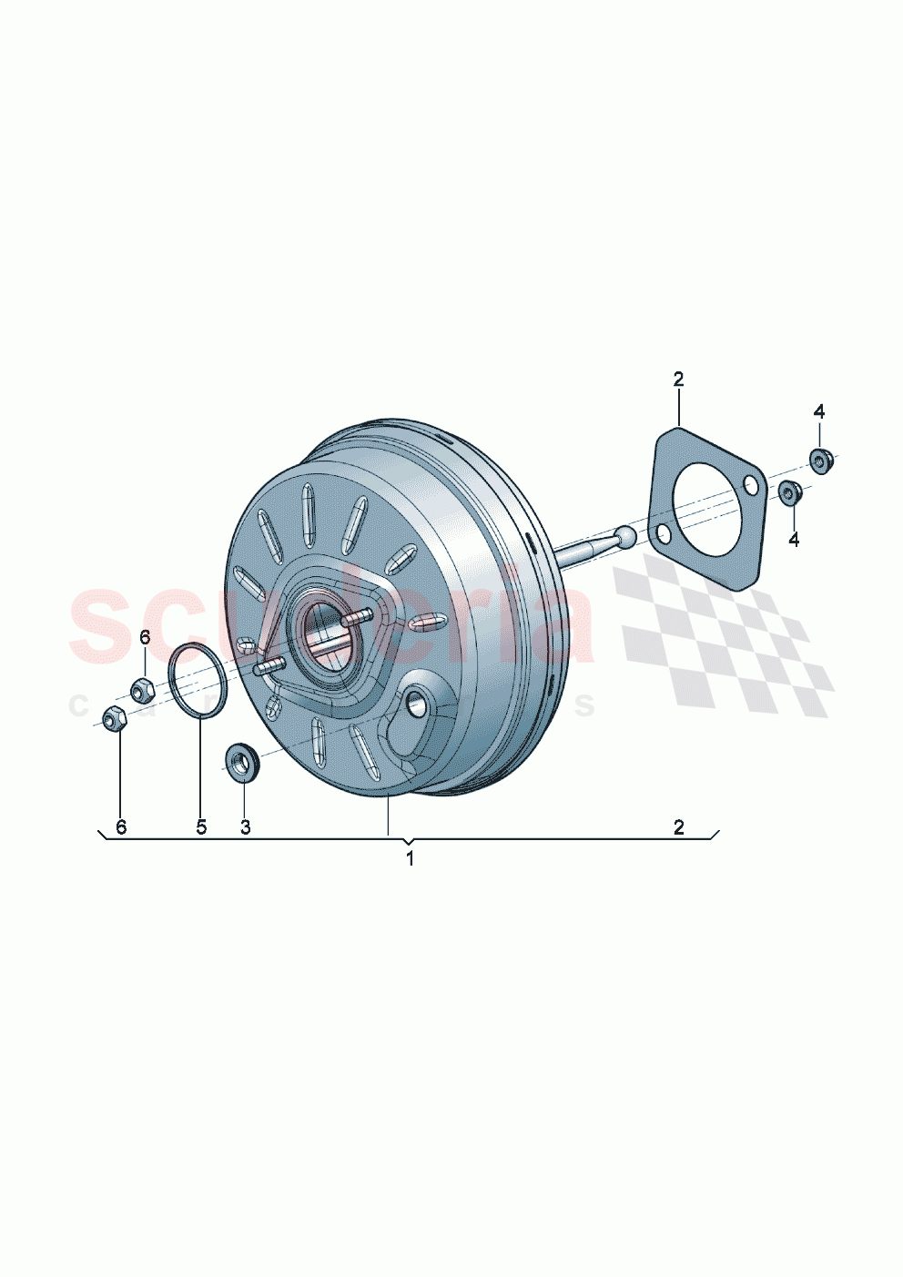 Brake servo of Bentley Bentley New Continental Convertible (2019-2024)