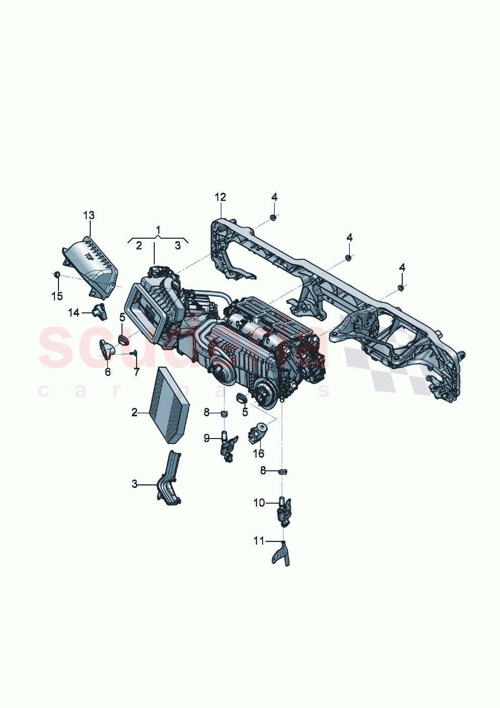 Air-conditioning system with electronic regulation of Bentley Bentley New Continental GT (2019-2024)