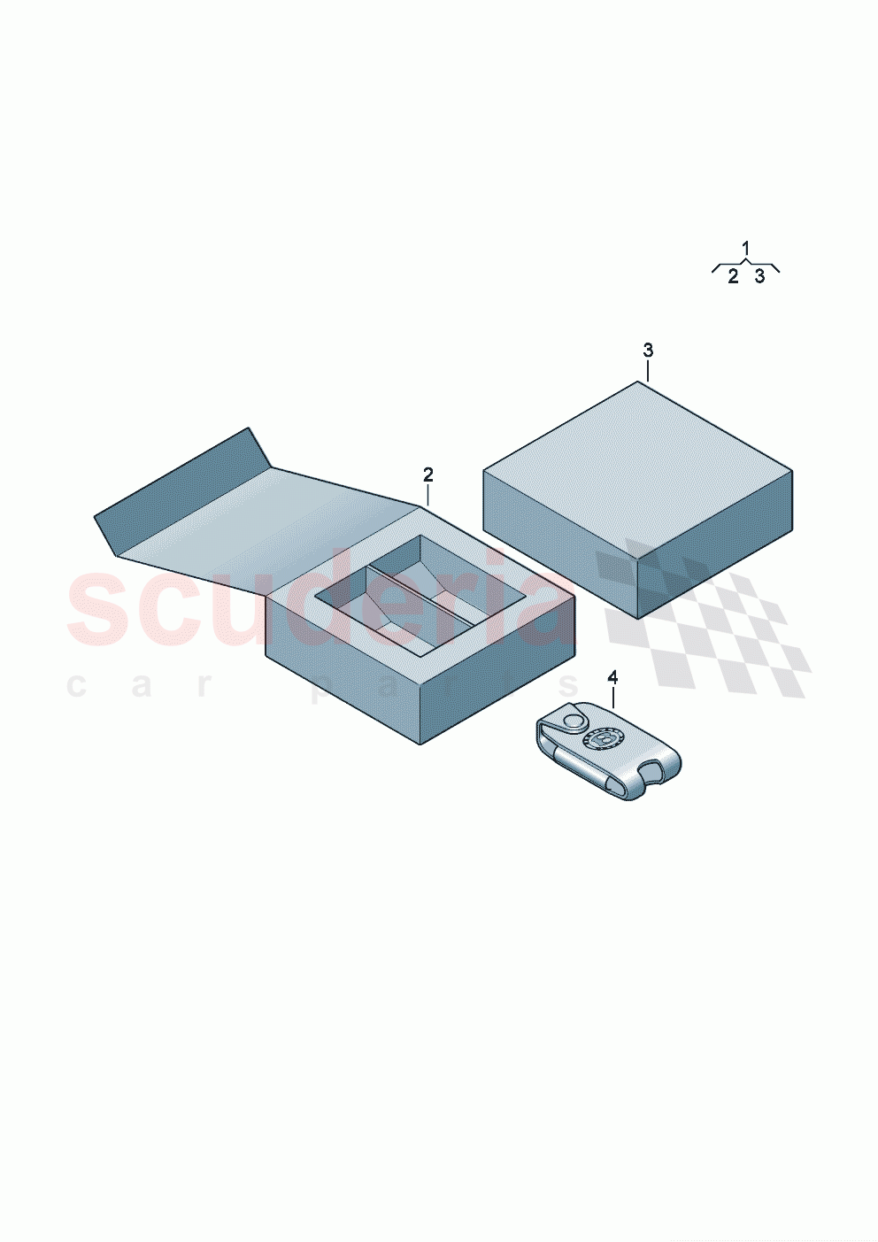 Genuine accessories Presentation key box of Bentley Bentley New Continental Convertible (2025-2026)