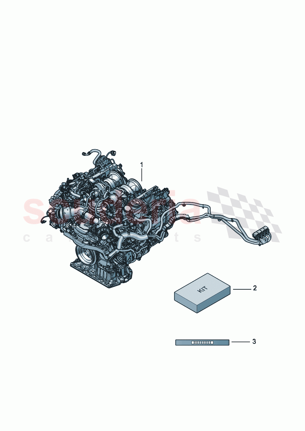 engine, complete Auxiliary material of Bentley Bentley New Continental Convertible (2025-2026)