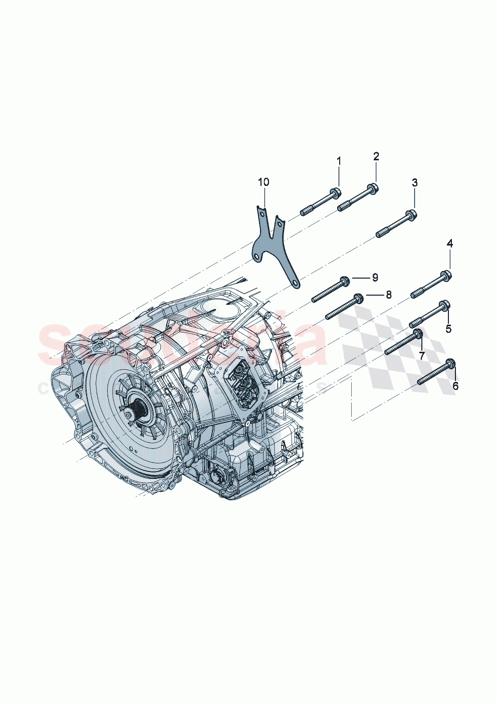 Assembly parts for engine and gearbox of Bentley Bentley New Continental Convertible (2025-2026)