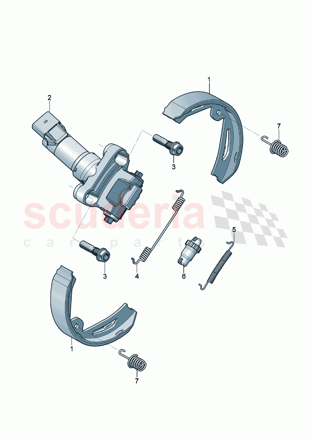 Parking brake of Bentley Bentley New Continental GT (2025-2026)