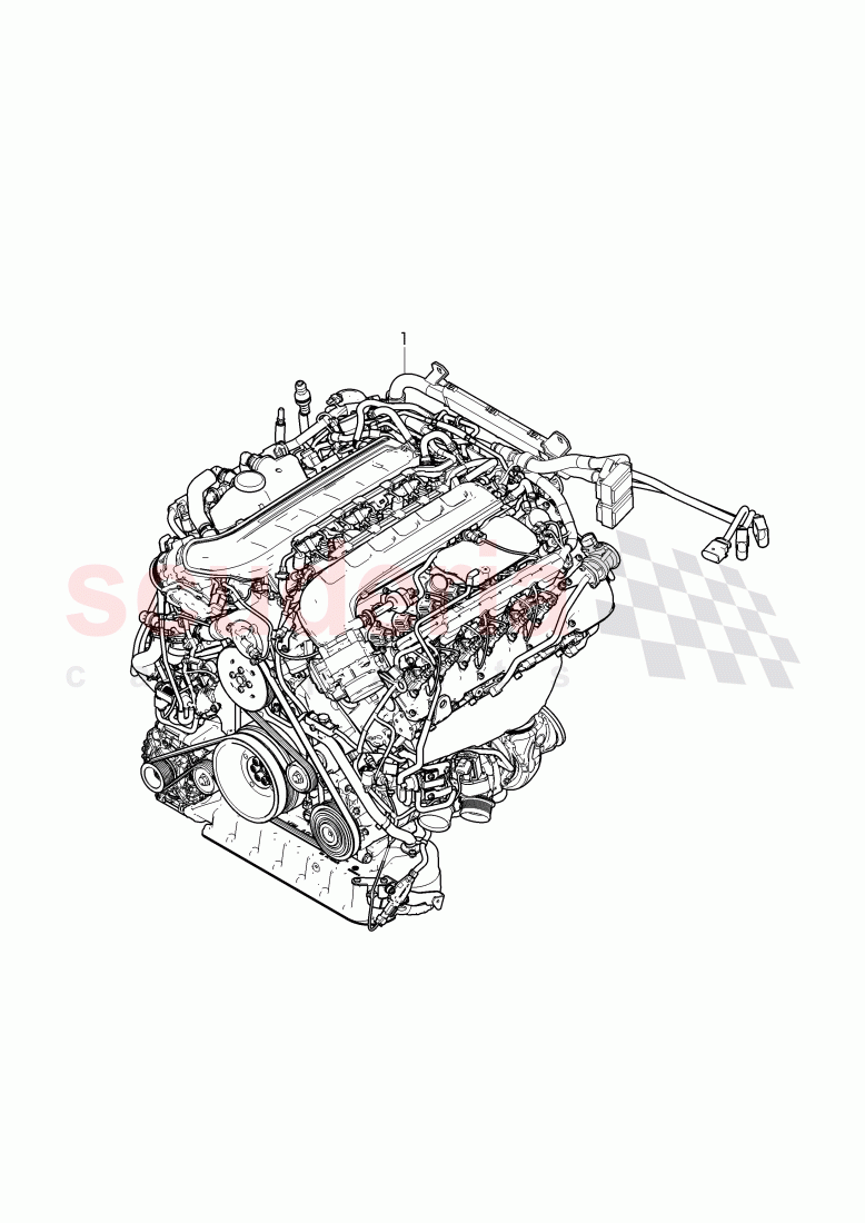 engine, complete, miscellaneousmaterial of Bentley Bentley Bentayga (2015-2020)