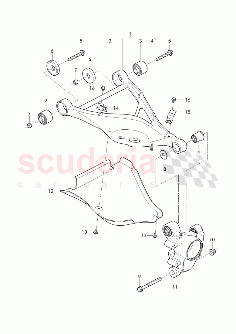track control arm, D - MJ 2017>> of Bentley Bentley Mulsanne (2010+)