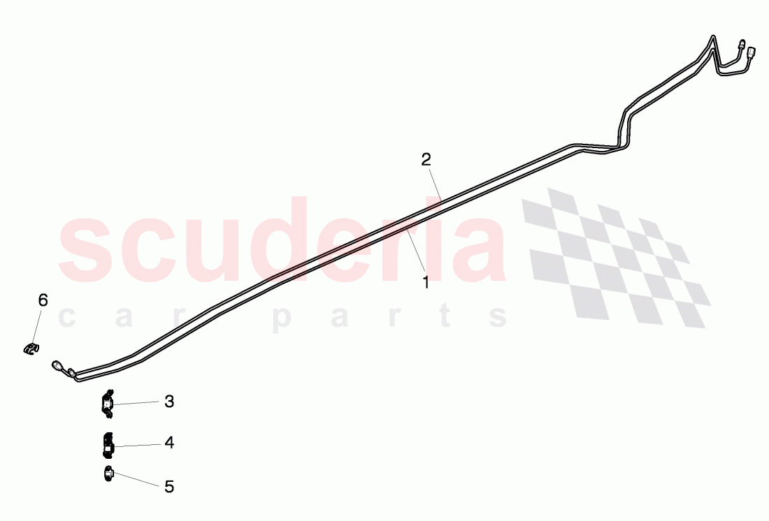 brake line of Bentley Bentley Continental GTC (2011+)