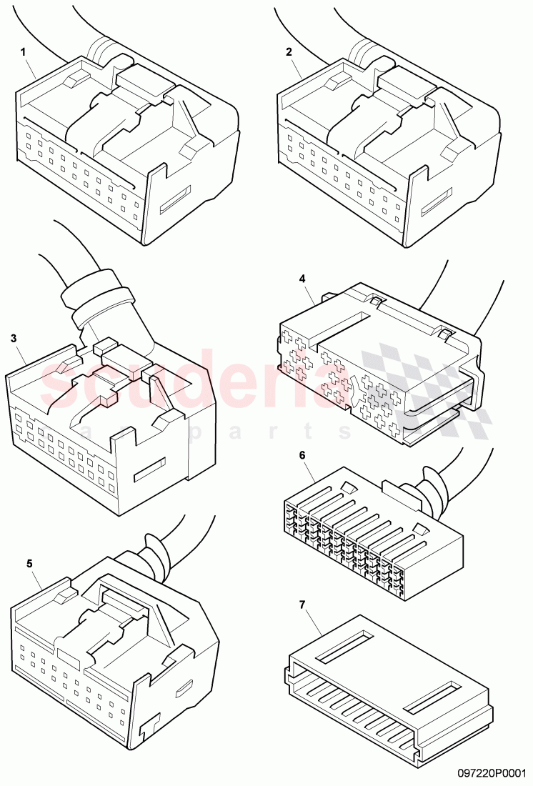 connector housing of Bentley Bentley Continental GTC (2006-2010)