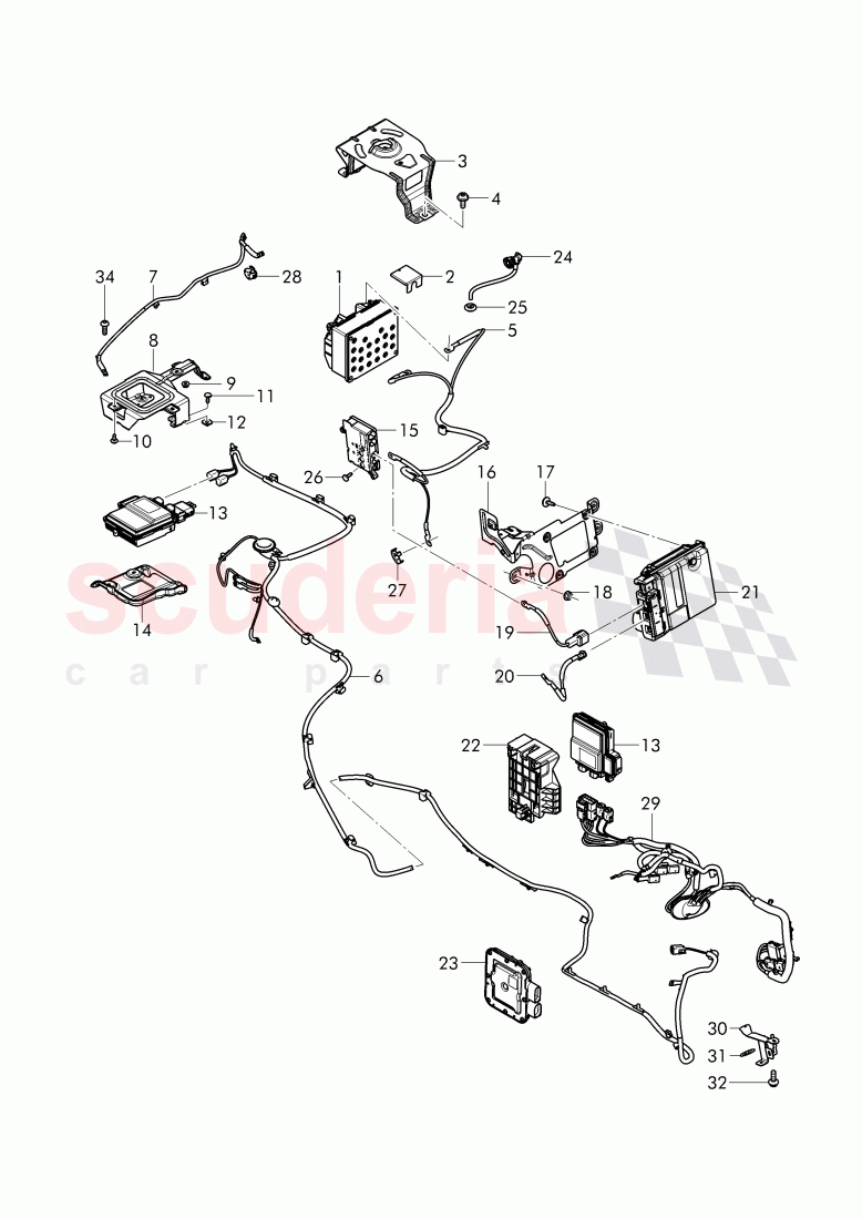 Voltage transformer, F 4V-J-017 572>>, F ZV-J-017 572>> of Bentley Bentley Bentayga (2015-2020)