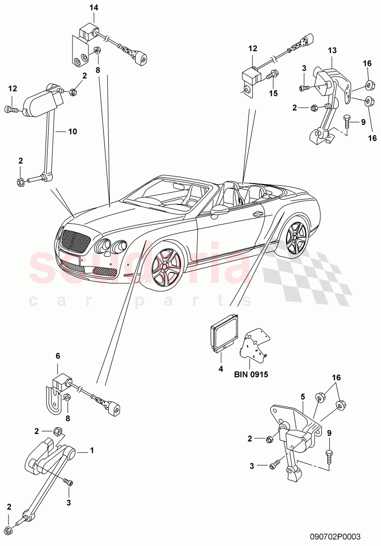 self levelling system of Bentley Bentley Continental Supersports (2009-2011)
