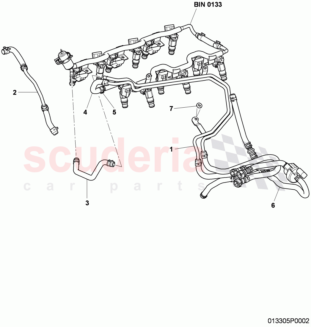 fuel line (tube) with vent, line (tube), D >> - MJ 2007 of Bentley Bentley Continental GTC (2006-2010)