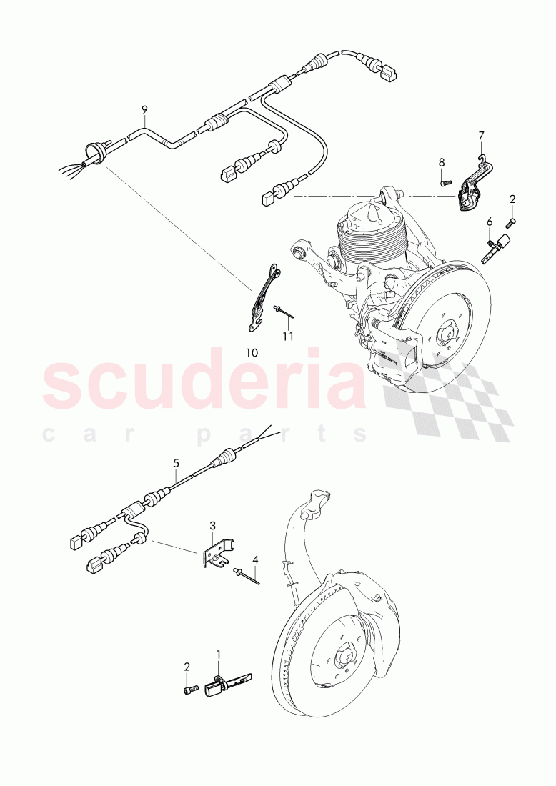 Speed sensor of Bentley Bentley Bentayga (2015-2020)