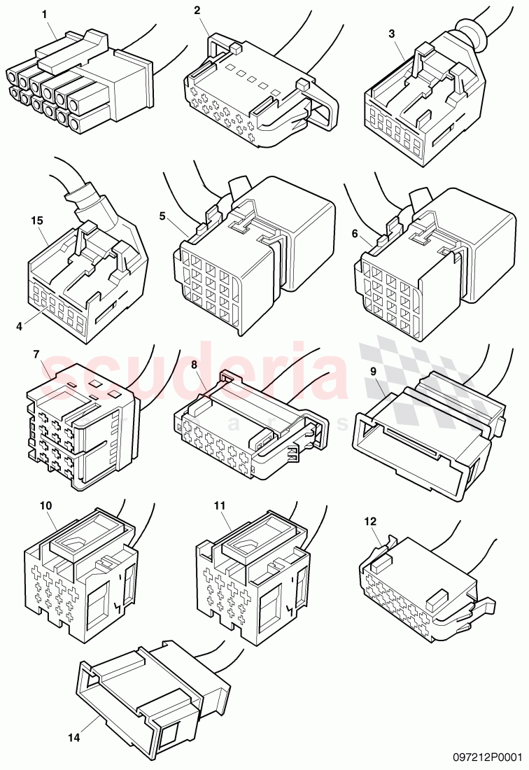 connector housing of Bentley Bentley Continental GTC (2006-2010)