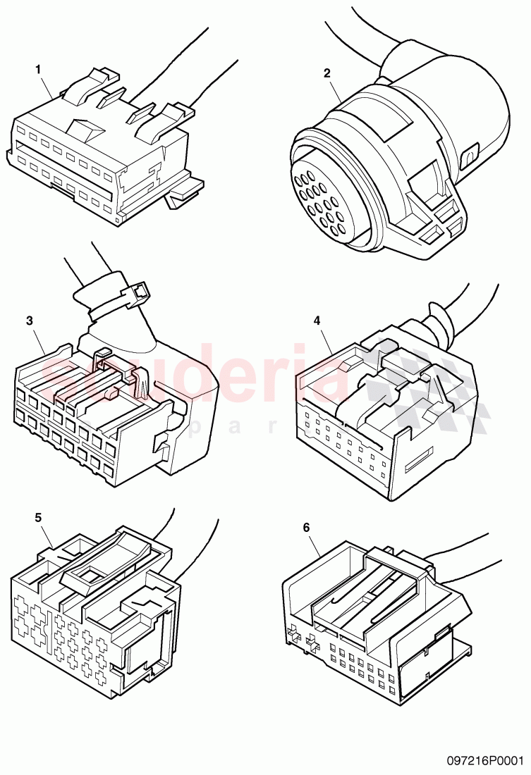connector housing of Bentley Bentley Continental GTC (2006-2010)