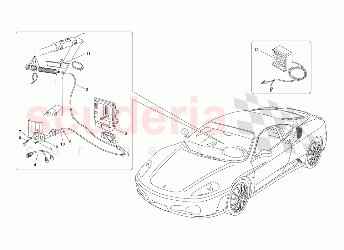 data acquirement of Ferrari Ferrari 430 Challenge (2006)