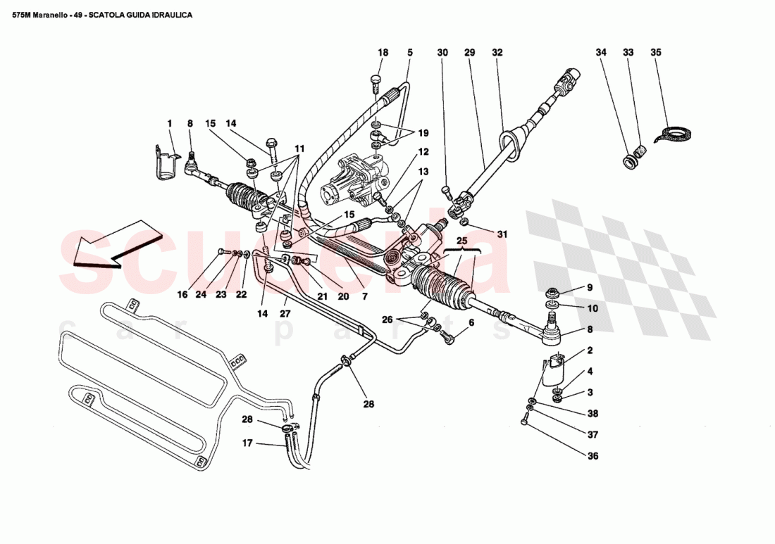 HYDRAULIC SFERIC BOX of Ferrari Ferrari 575M Maranello