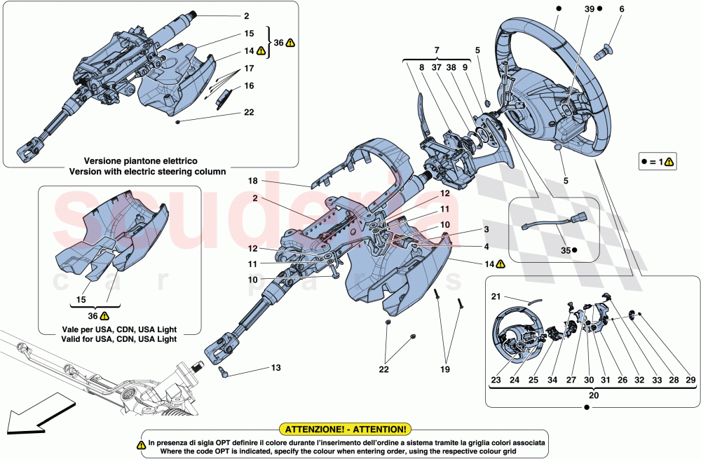 STEERING CONTROL of Ferrari Ferrari 488 Spider