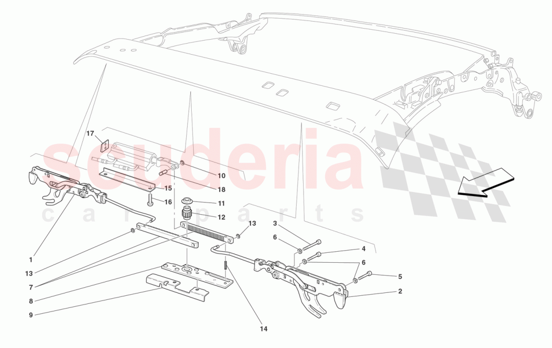 CAPOTE FRONT CLOSING of Ferrari Ferrari 360 Spider
