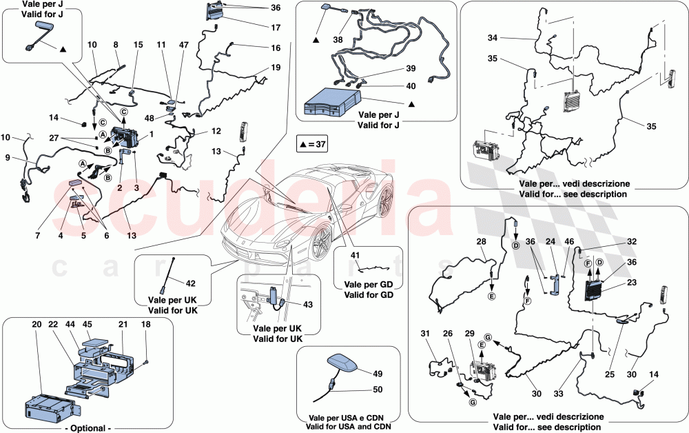 INFOTAINMENT SYSTEM of Ferrari Ferrari 488 Spider