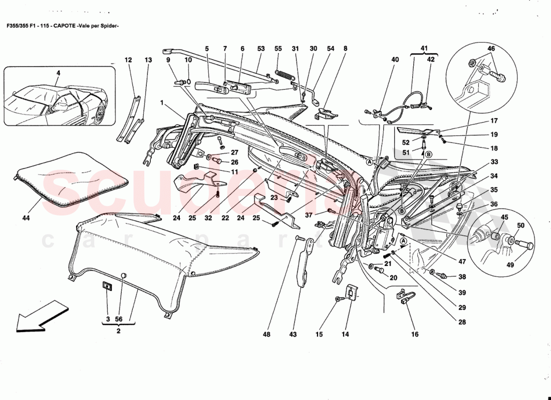 TOP-Valid for Spider- of Ferrari Ferrari 355 (5.2 Motronic)