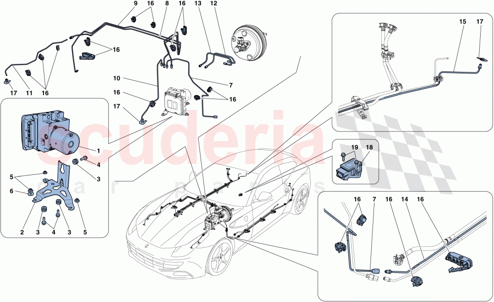BRAKE SYSTEM of Ferrari Ferrari FF
