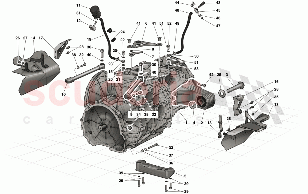 COMPLETE GEARBOX of Ferrari Ferrari LaFerrari