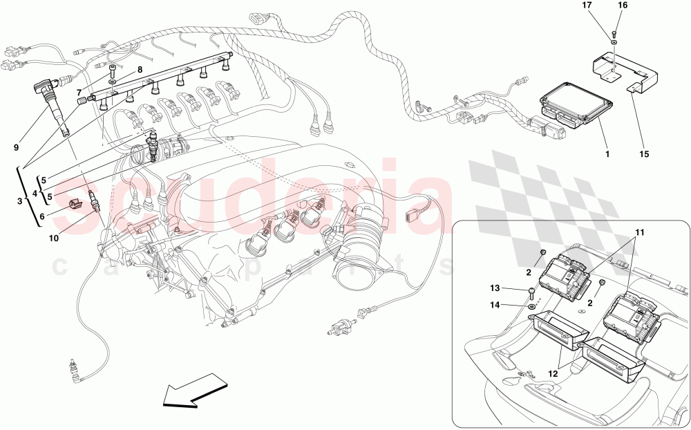 INJECTION - IGNITION SYSTEM of Ferrari Ferrari 599 GTO