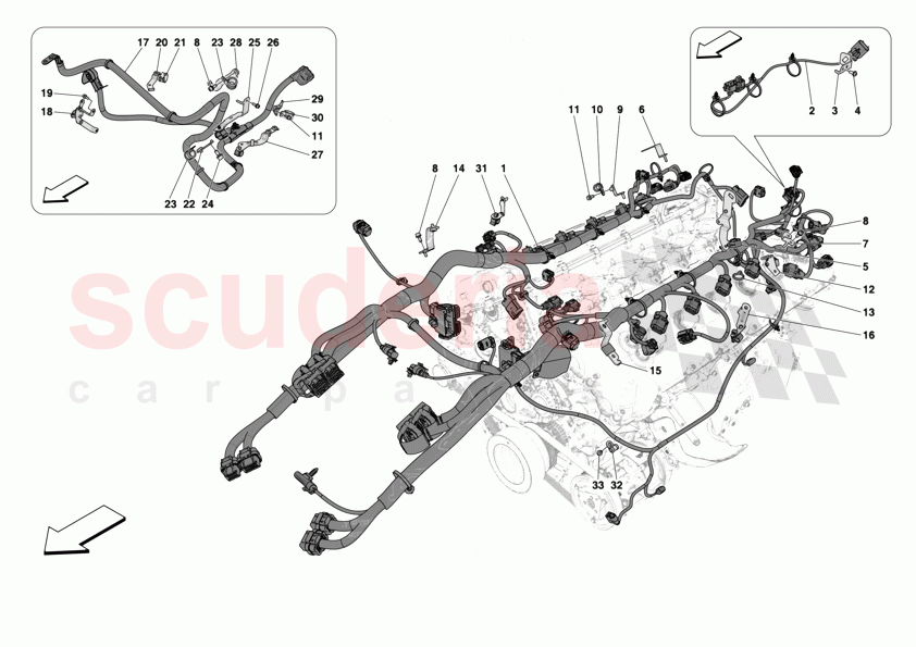 ENGINE ELECTRICAL SYSTEM of Ferrari Ferrari 12Cilindri