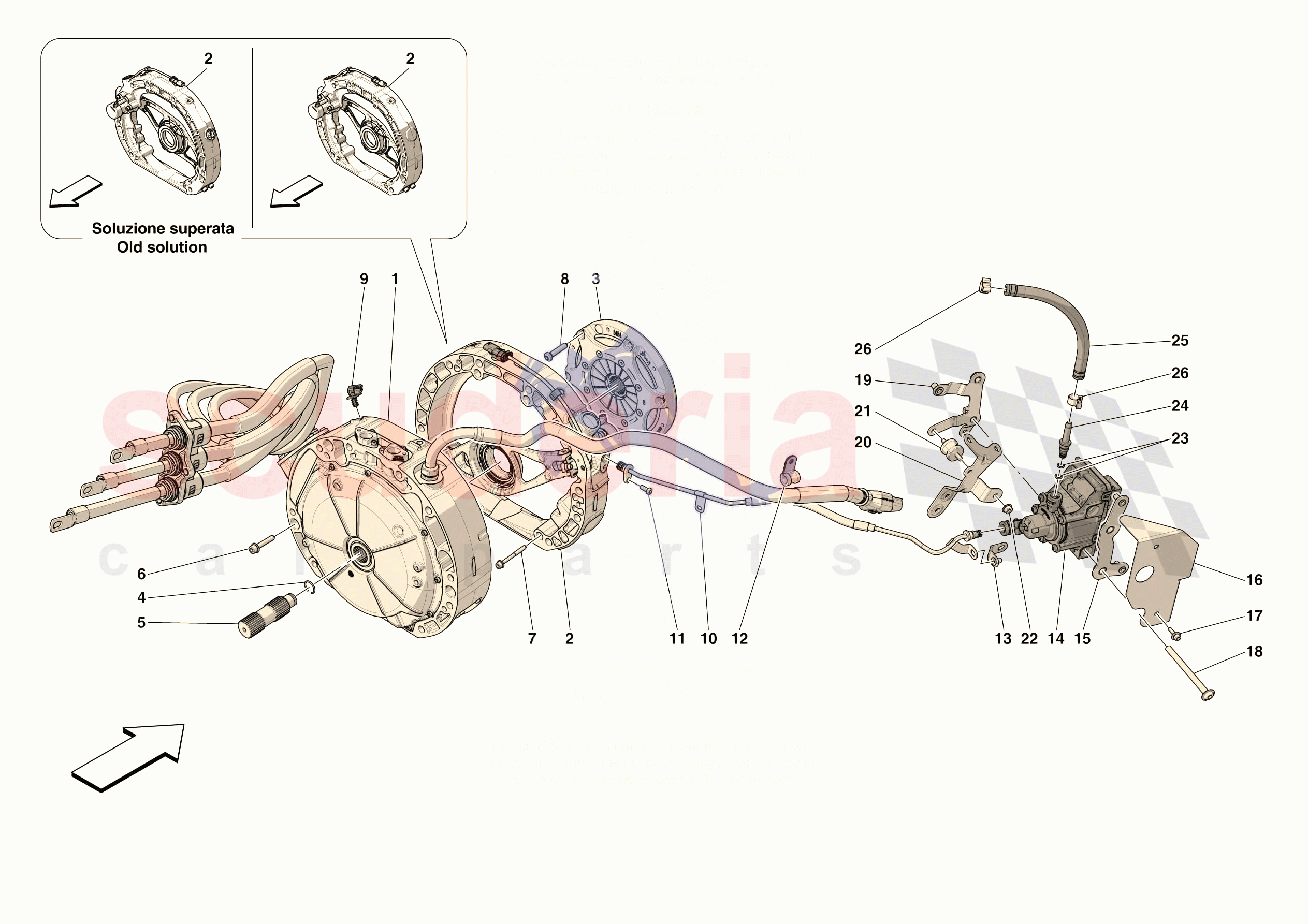 ELECTRIC MACHINE of Ferrari Ferrari 296 GTB Europe RH