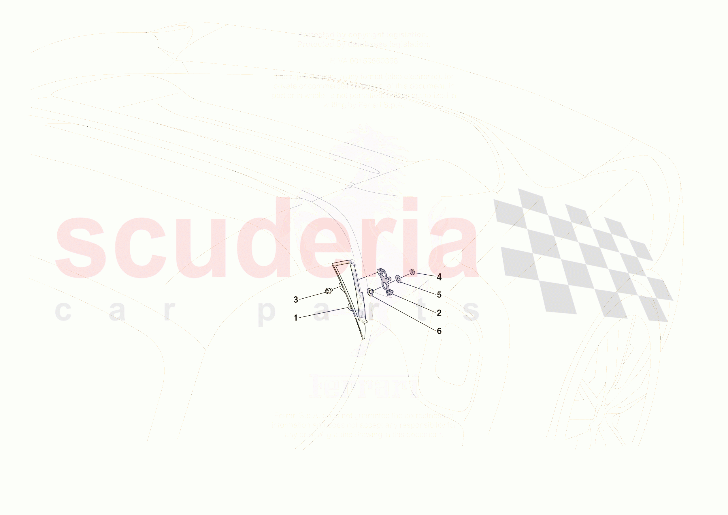 SIDE WINDOWS of Ferrari Ferrari 296 GTS Europe