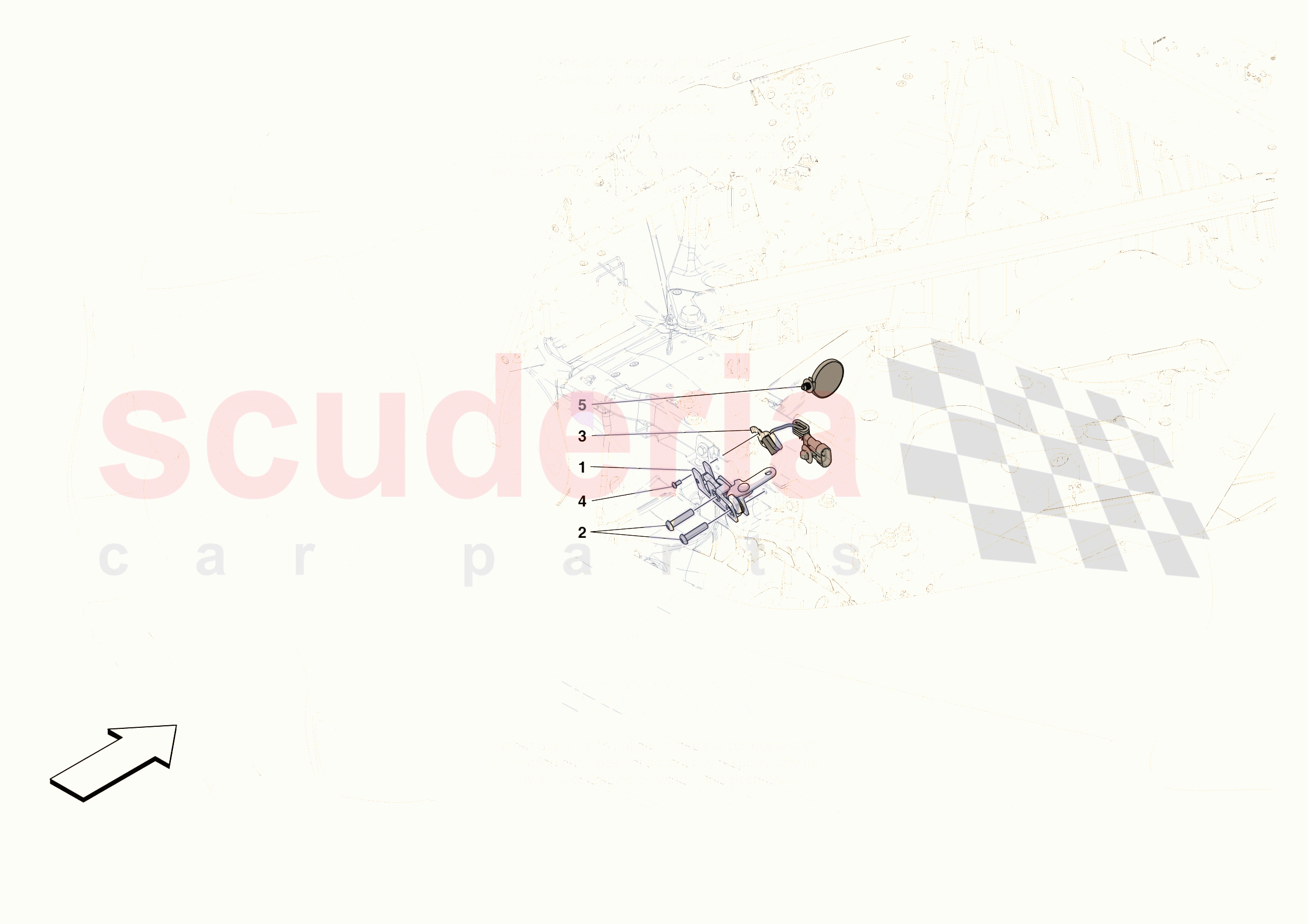 REAR LID LOCK of Ferrari Ferrari 296 GTS Europe