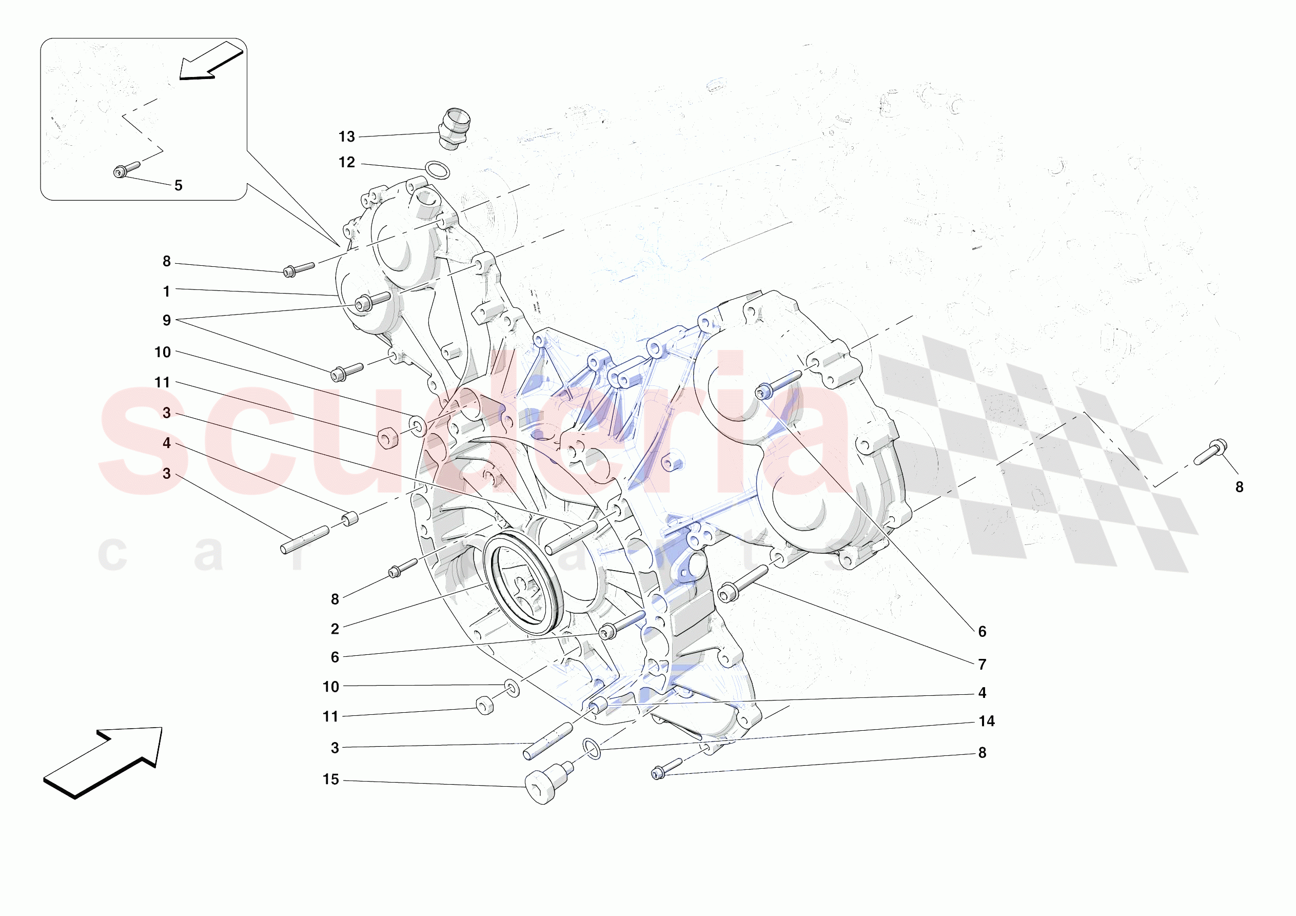 ENGINE COVERS of Ferrari Ferrari 488 Pista Europe