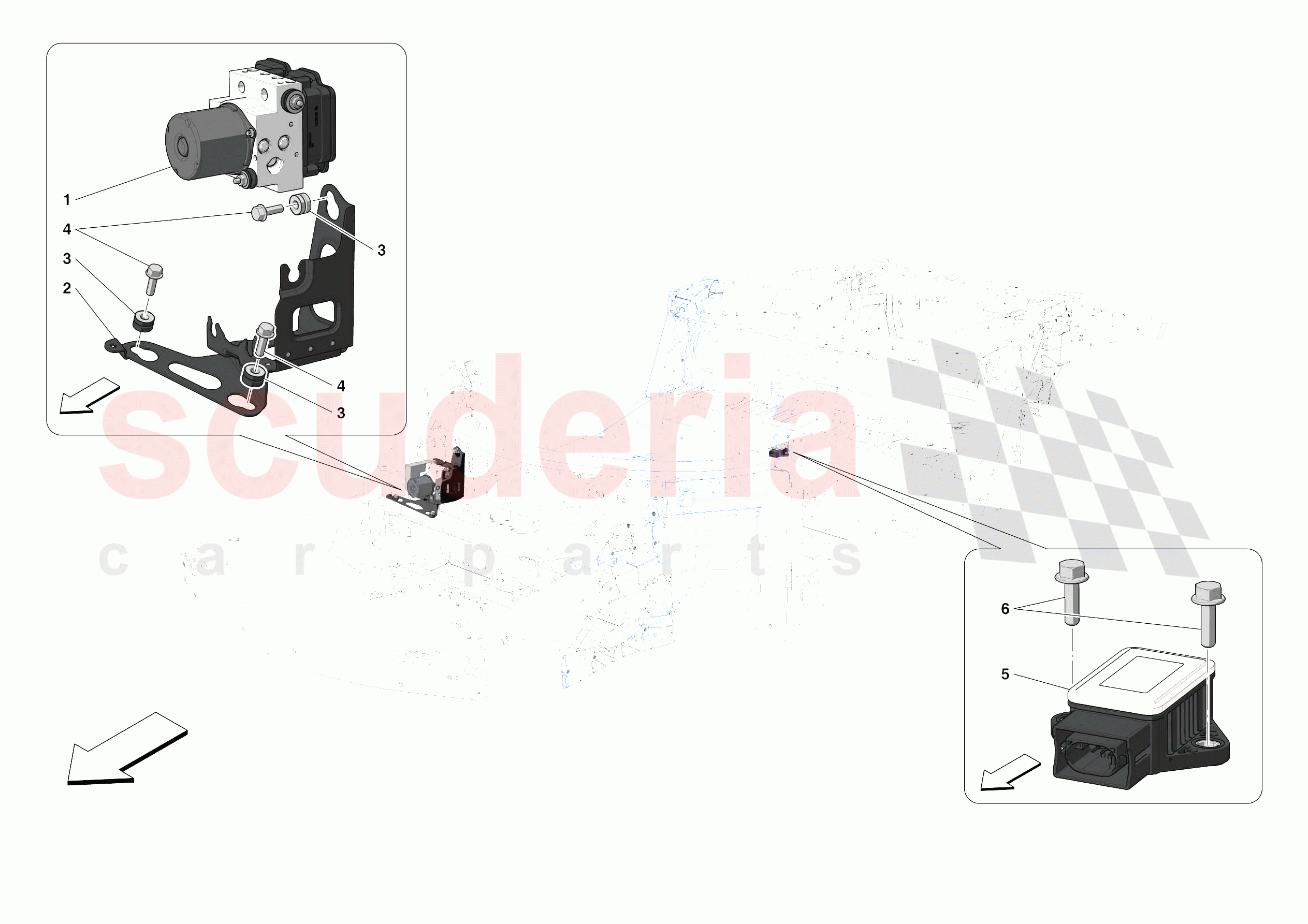 ABS ASR SYSTEM of Ferrari Ferrari 488 Pista Spider Europe RH