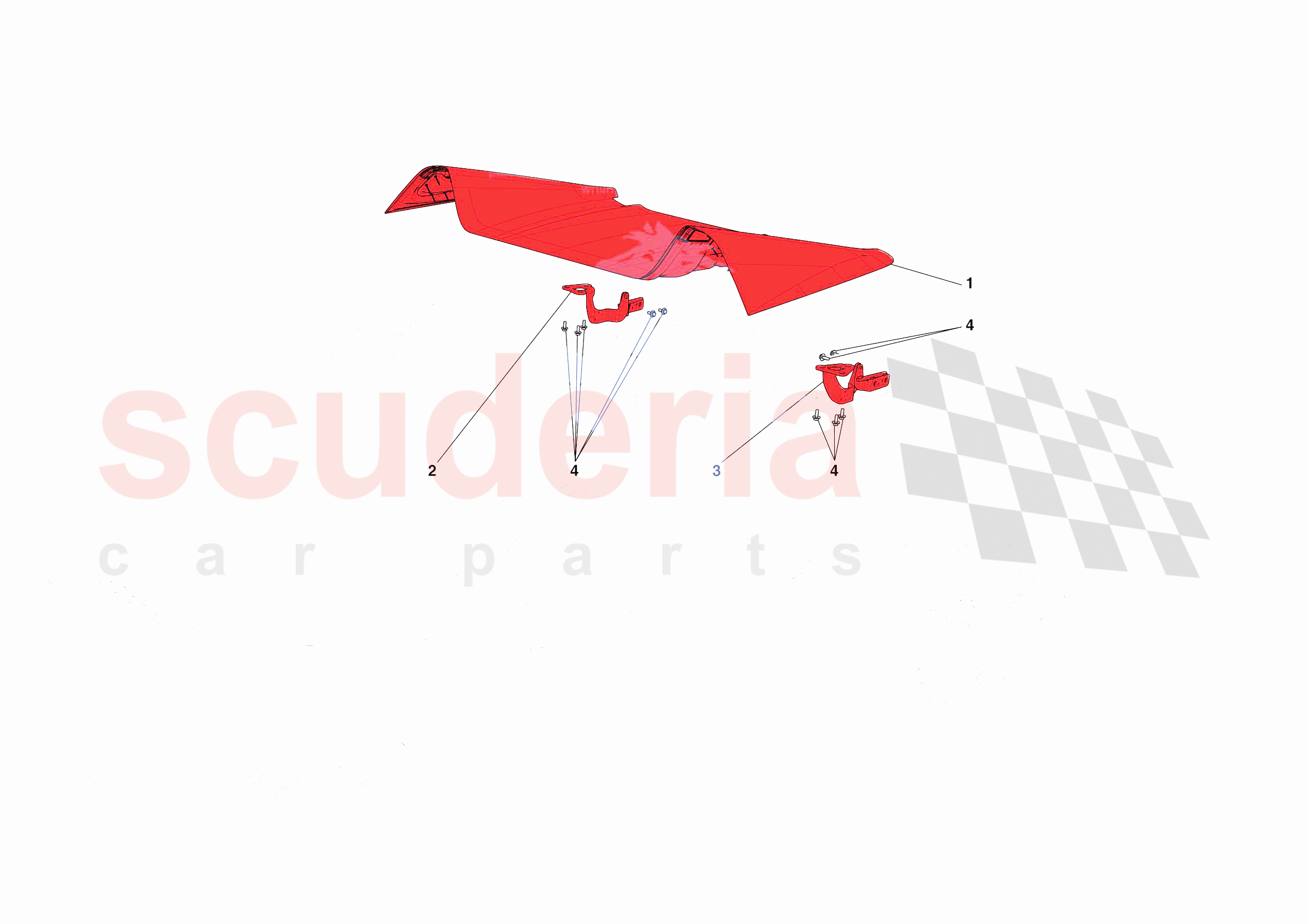 TONNEAU COVER of Ferrari Ferrari 488 Pista Spider Europe RH