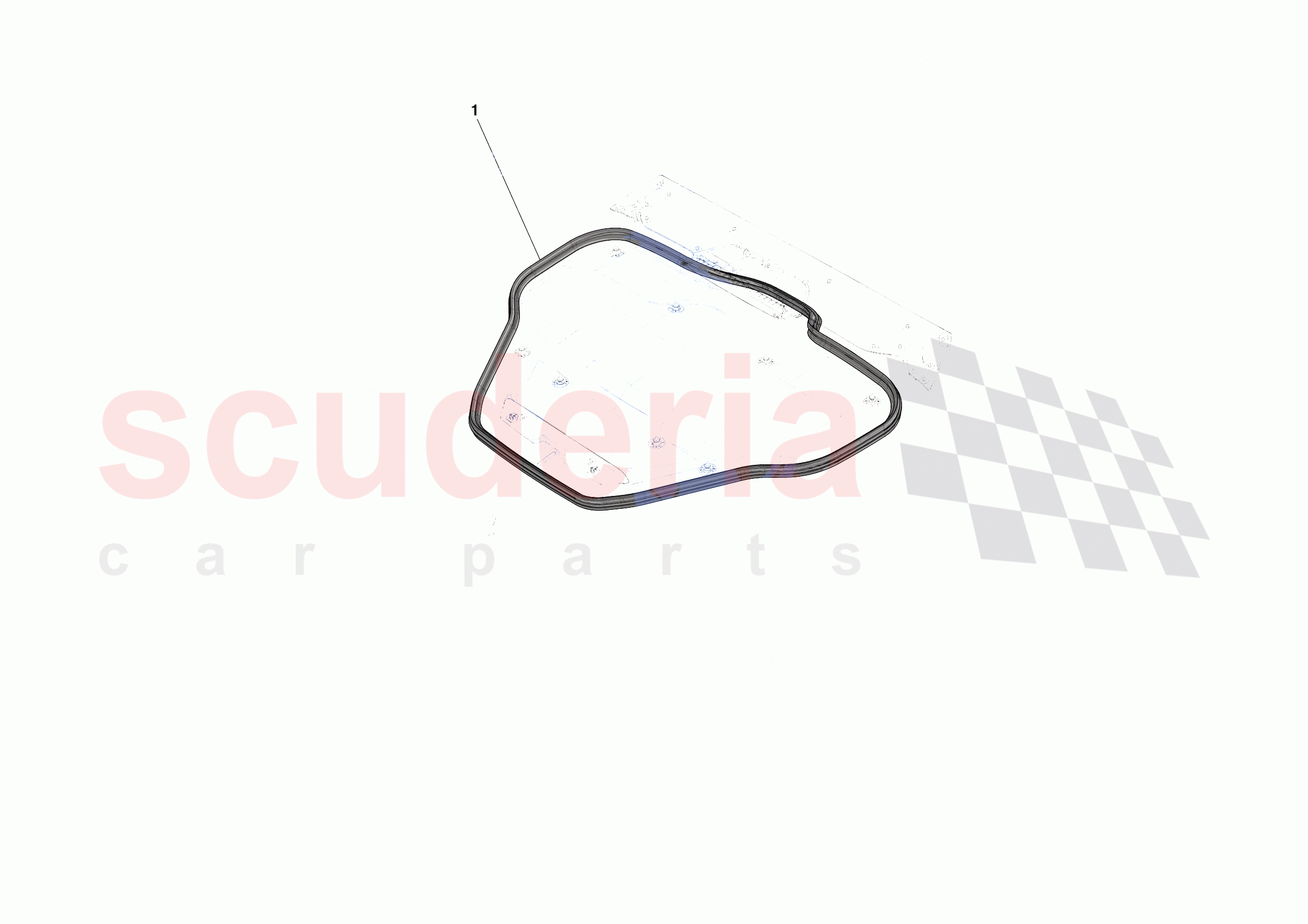 REAR LID SEALS of Ferrari Ferrari 812 Competizione A Europe