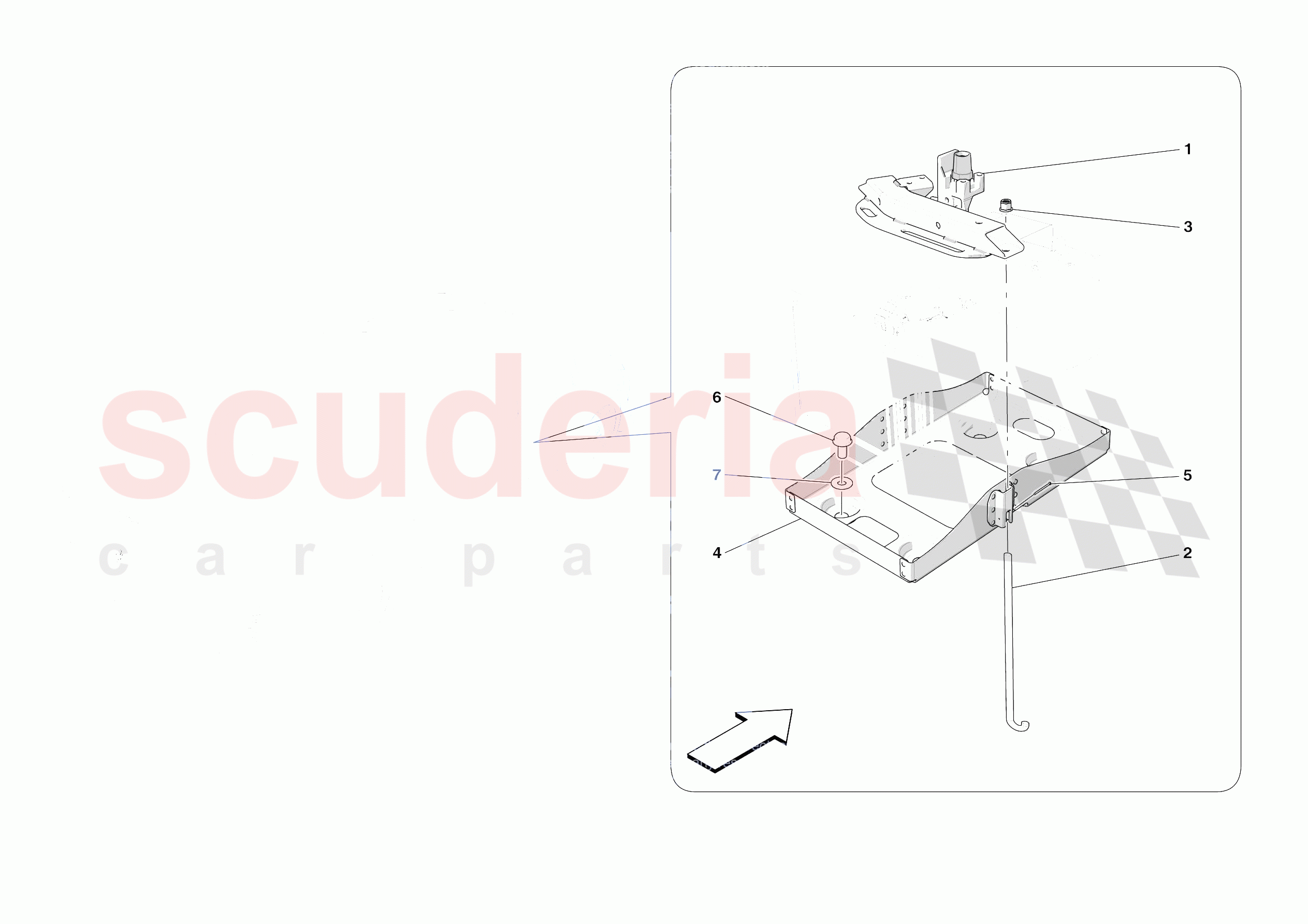BATTERY INSTALLATION of Ferrari Ferrari 812 Competizione A Europe RH
