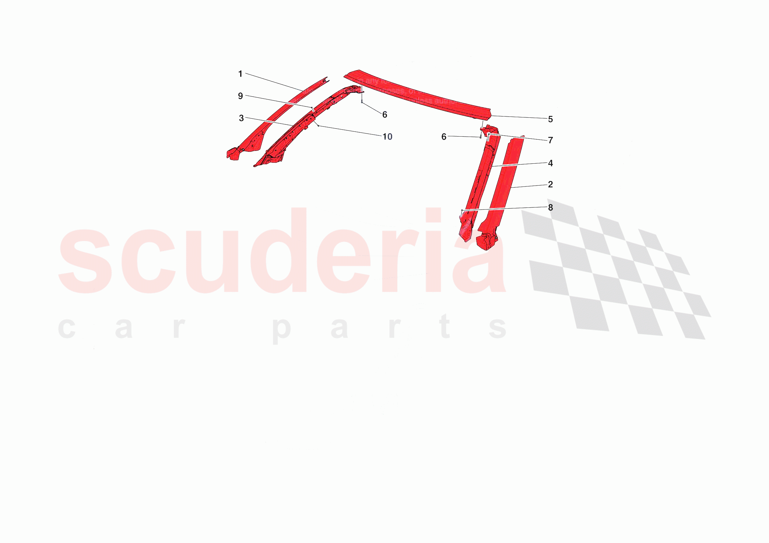 ROOF of Ferrari Ferrari 812 Competizione A USA