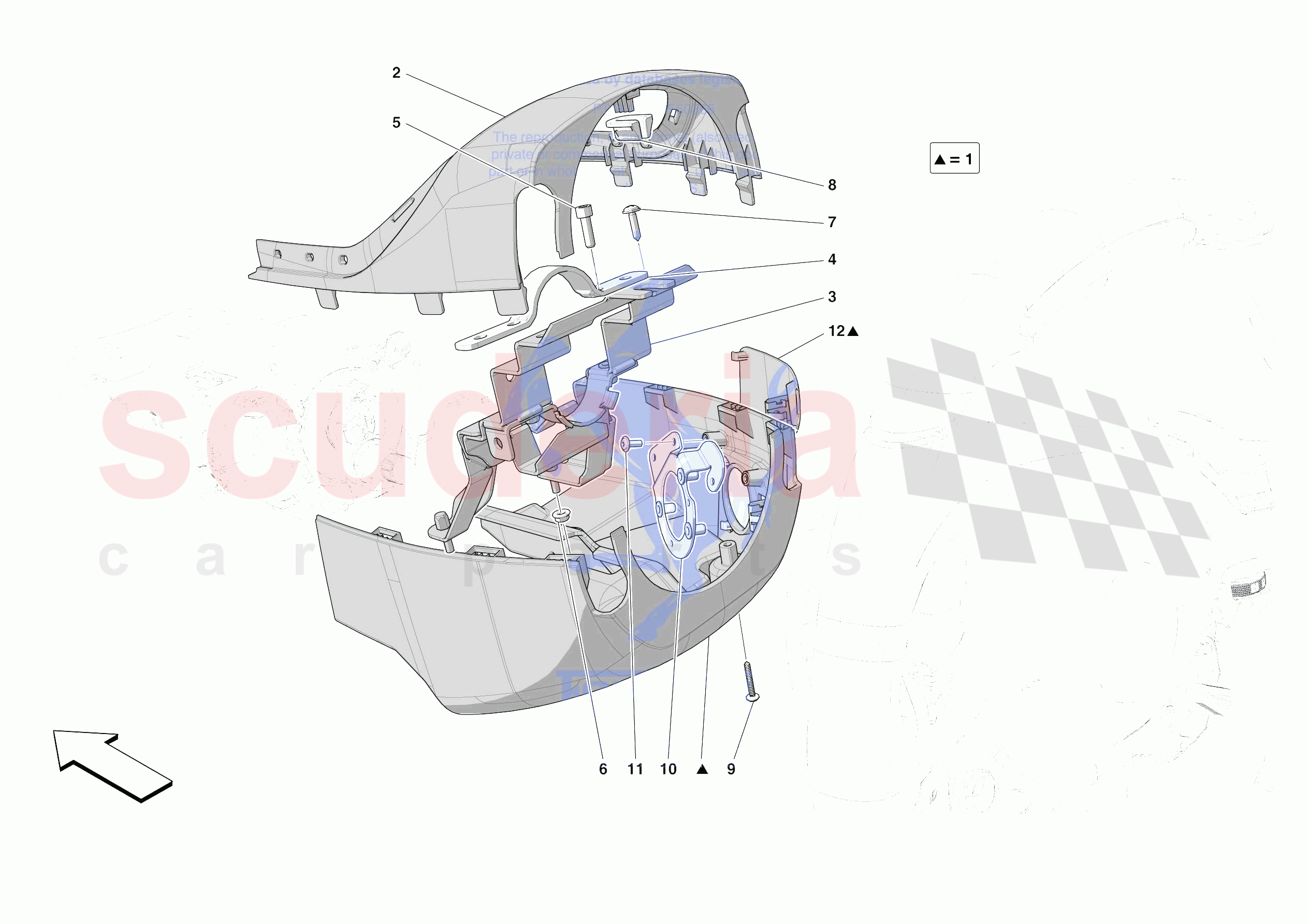 OTHER INTERIOR TRIM ELEMENTS of Ferrari Ferrari 812 Competizione A USA