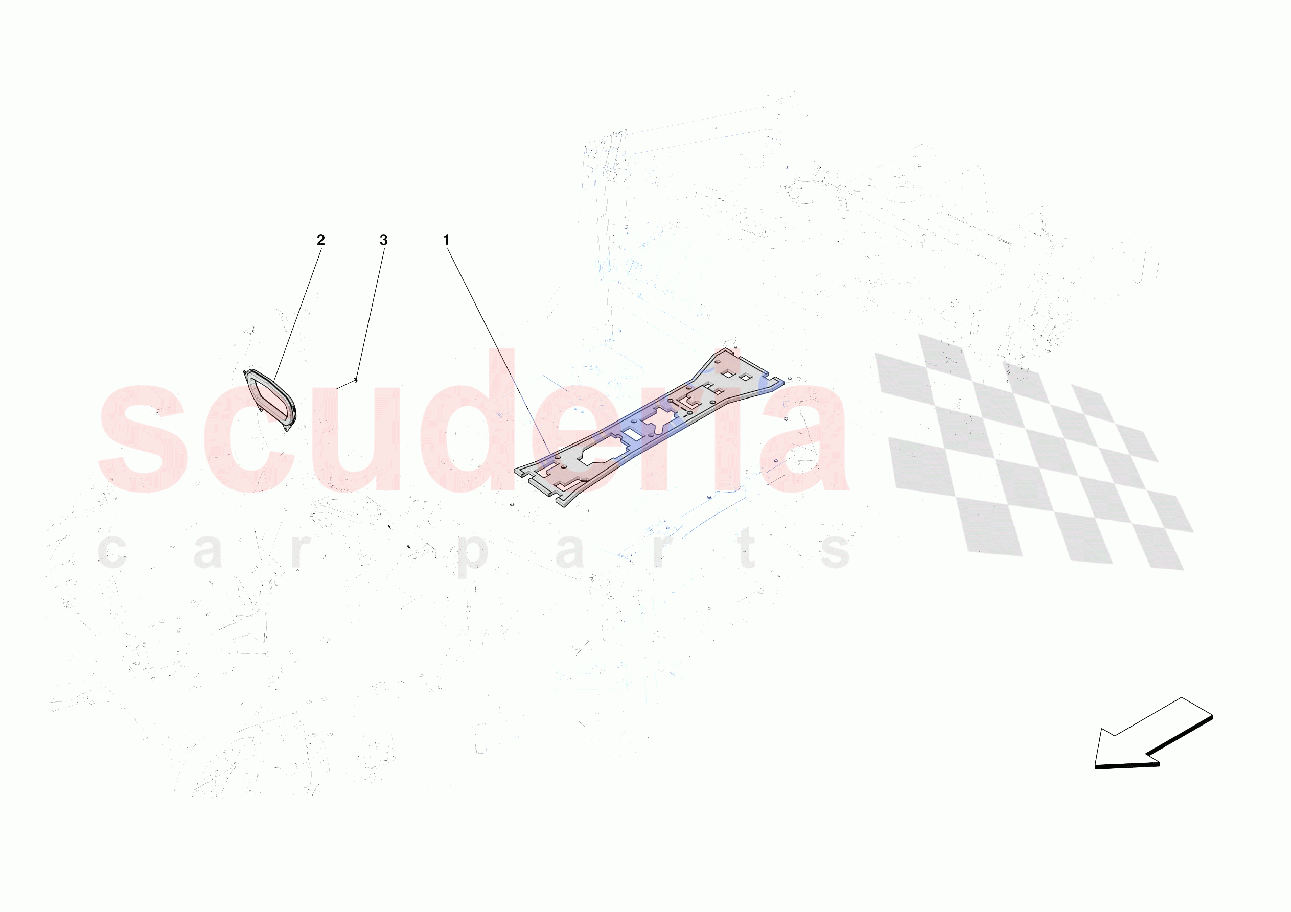 INTERNAL CABIN INSULATION of Ferrari Ferrari 812 Competizione Europe