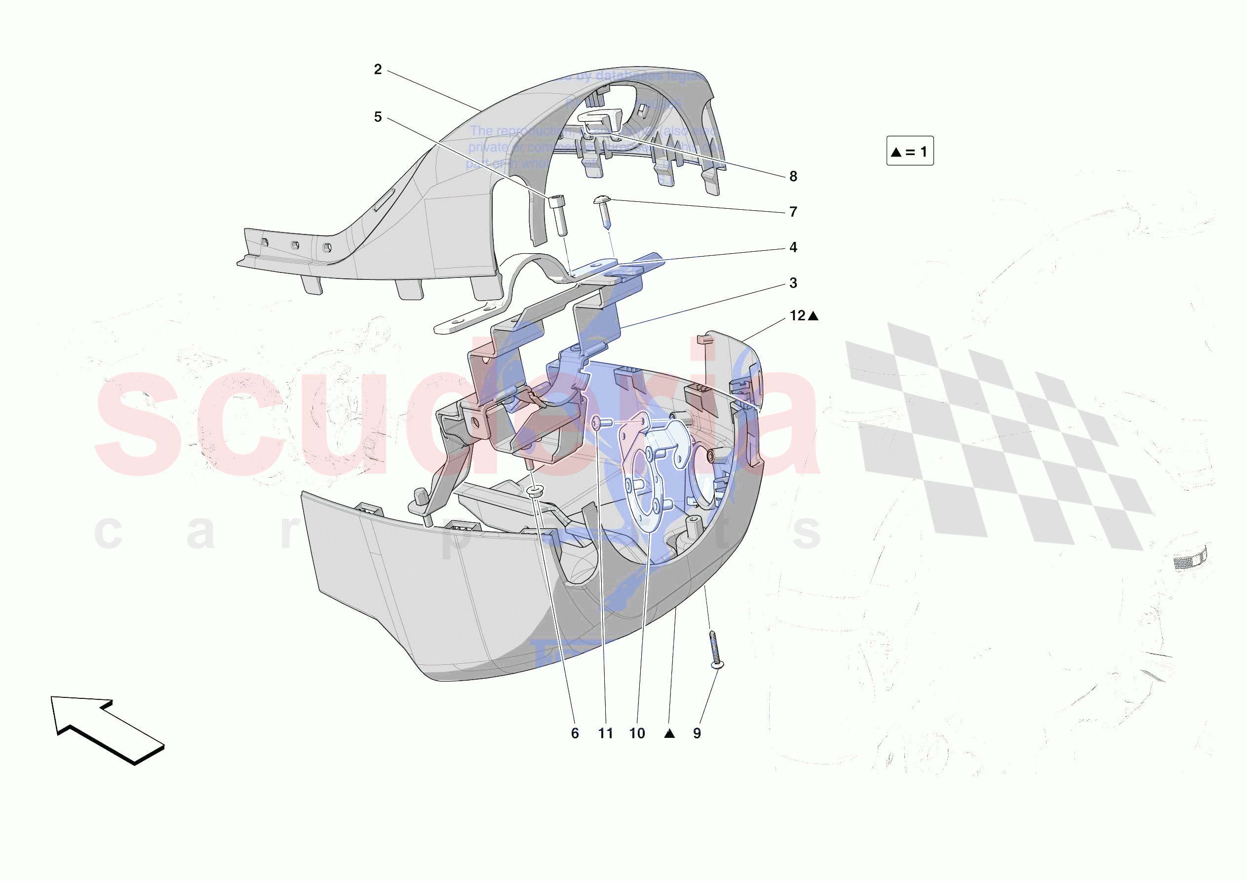 OTHER INTERIOR TRIM ELEMENTS of Ferrari Ferrari 812 Competizione Europe