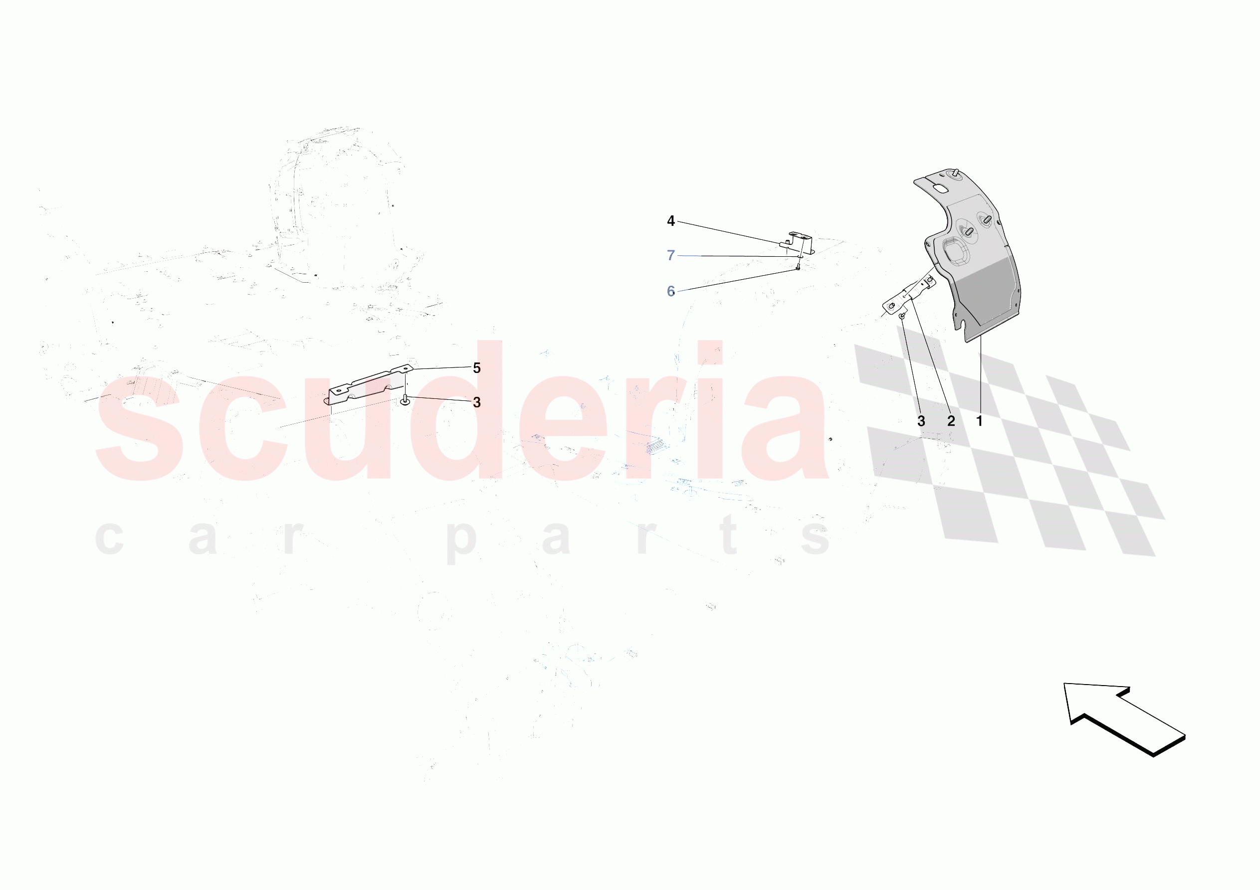 REAR AIR INTAKES of Ferrari Ferrari 812 Competizione Europe RH