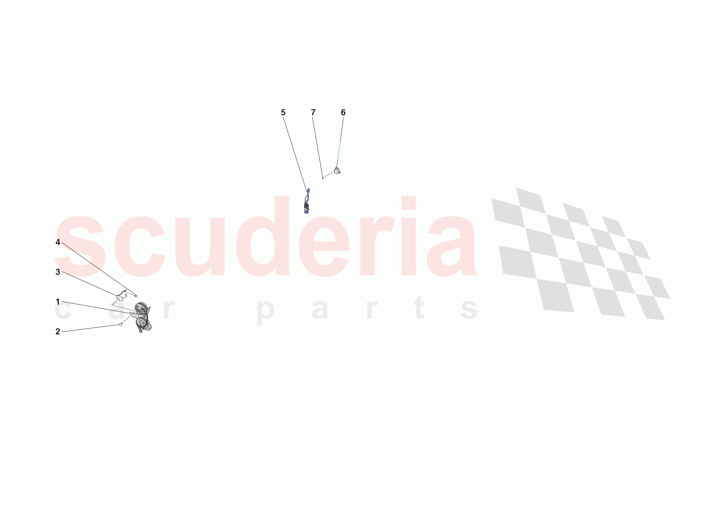 OTHER ELECTRICAL DEVICES of Ferrari Ferrari 812 Competizione Europe RH