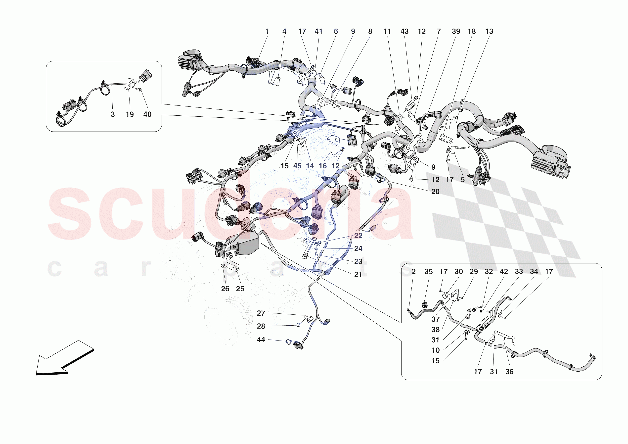 ENGINE ELECTRICAL SYSTEM of Ferrari Ferrari Daytona SP3 Europe