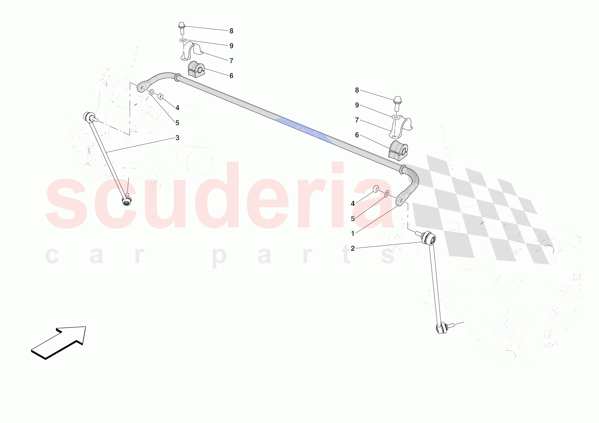 REAR TORSION BAR - TABLE NOT AVAILABLE - of Ferrari Ferrari Daytona SP3 Europe