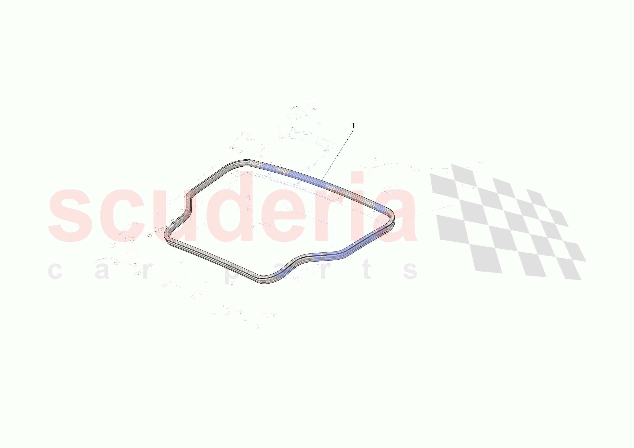 FRONT LID SEALS of Ferrari Ferrari Daytona SP3 USA