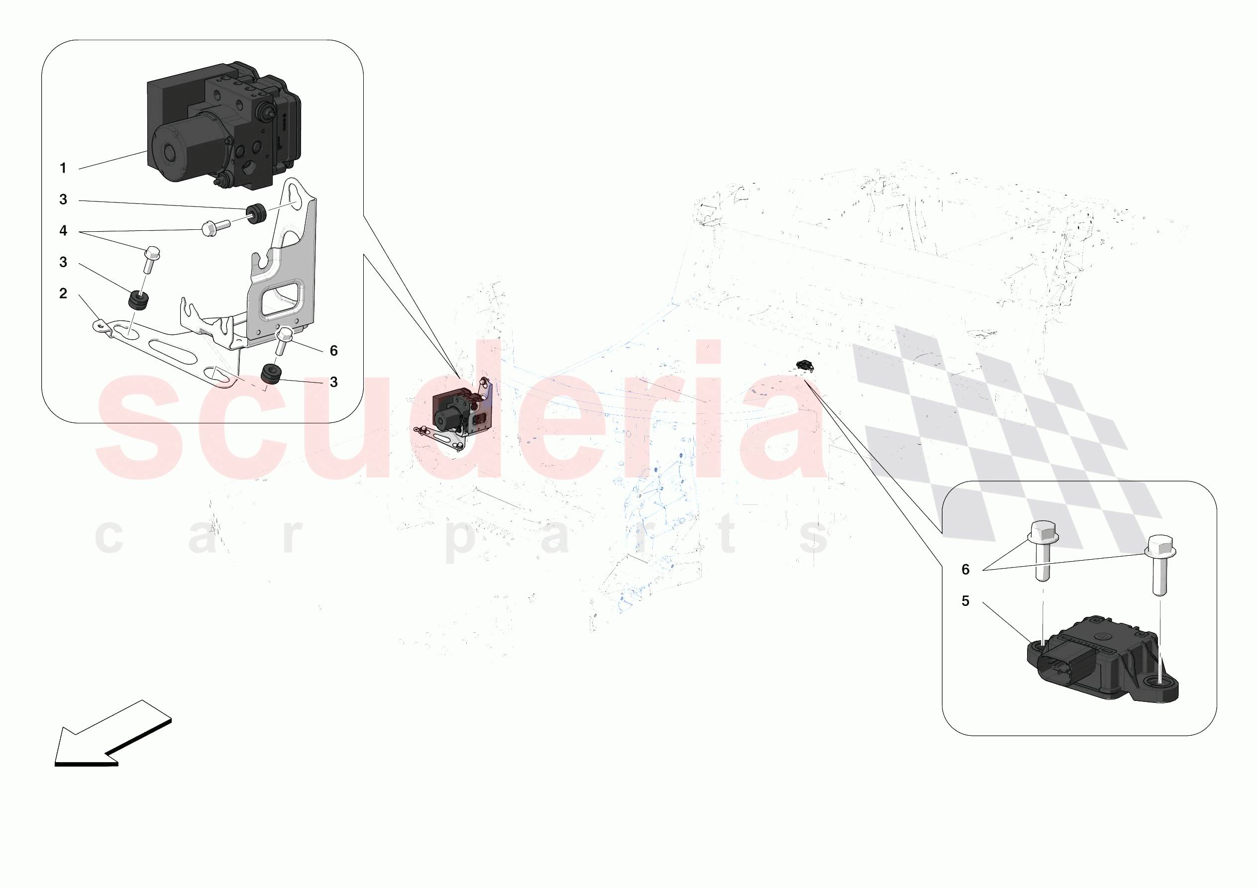 ABS ASR SYSTEM of Ferrari Ferrari F8 Spider Europe RH