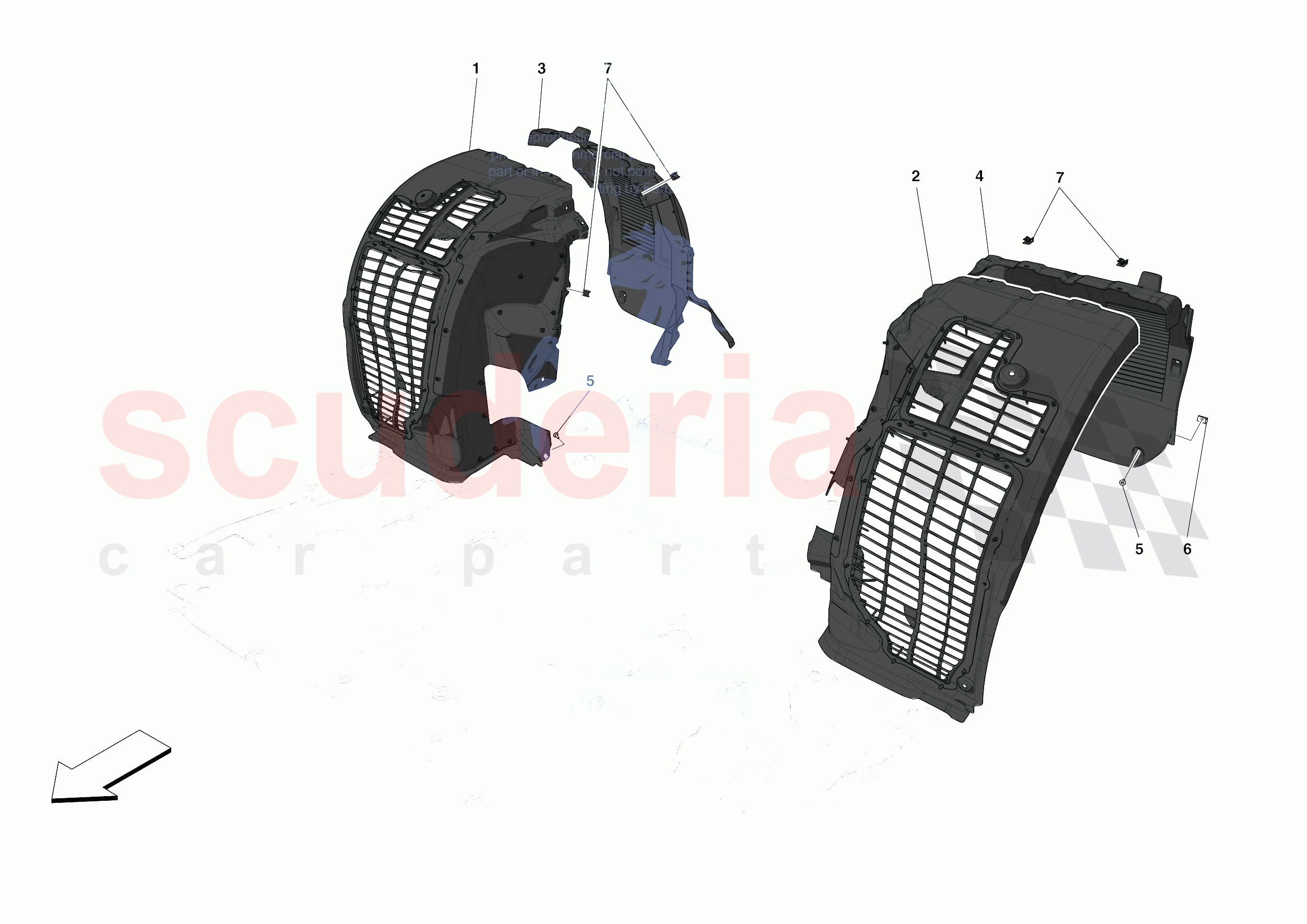 REAR WHEELHOUSE of Ferrari Ferrari F8 Spider Europe RH