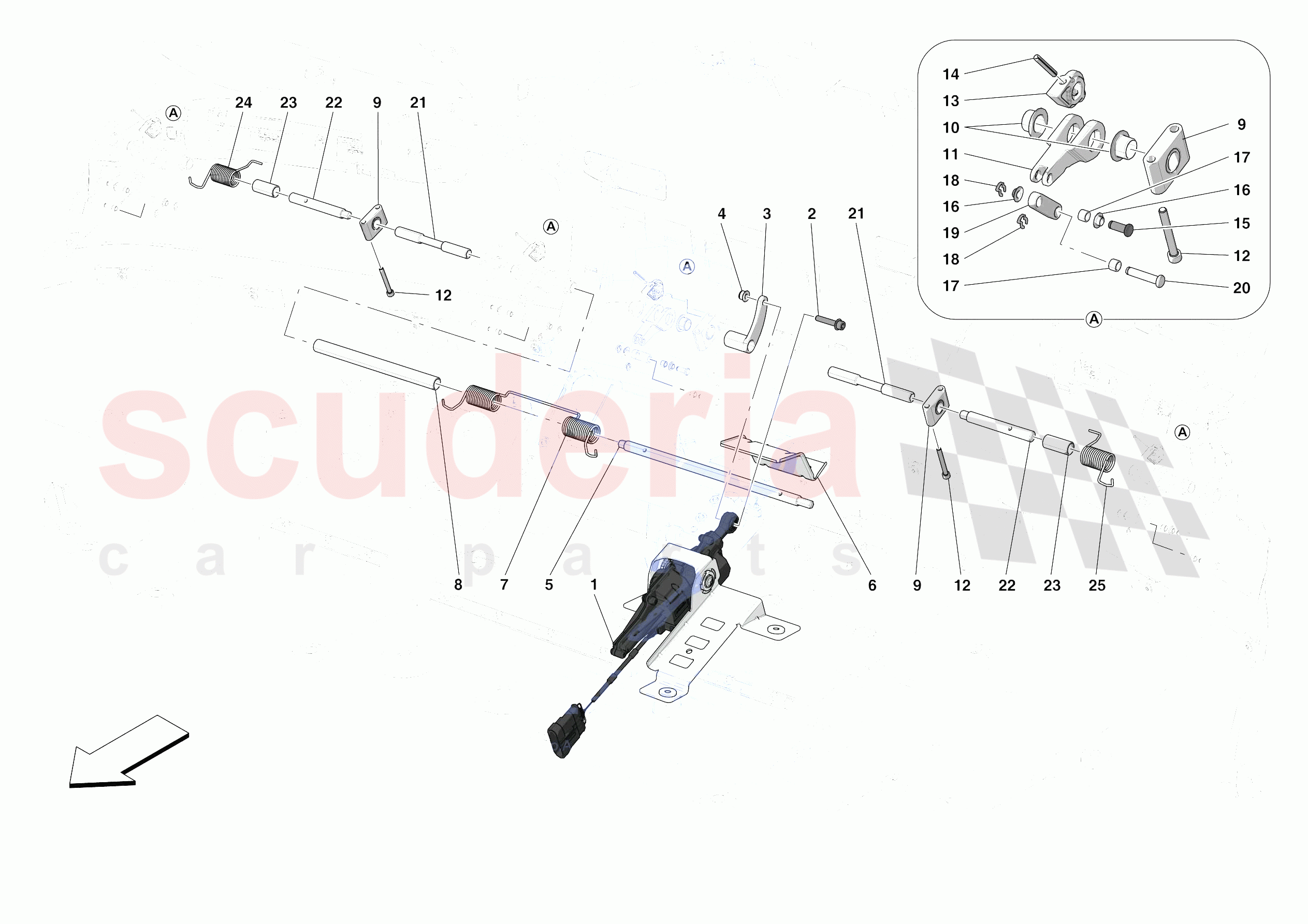 REAR ACTIVE AERO of Ferrari Ferrari F8 Spider USA