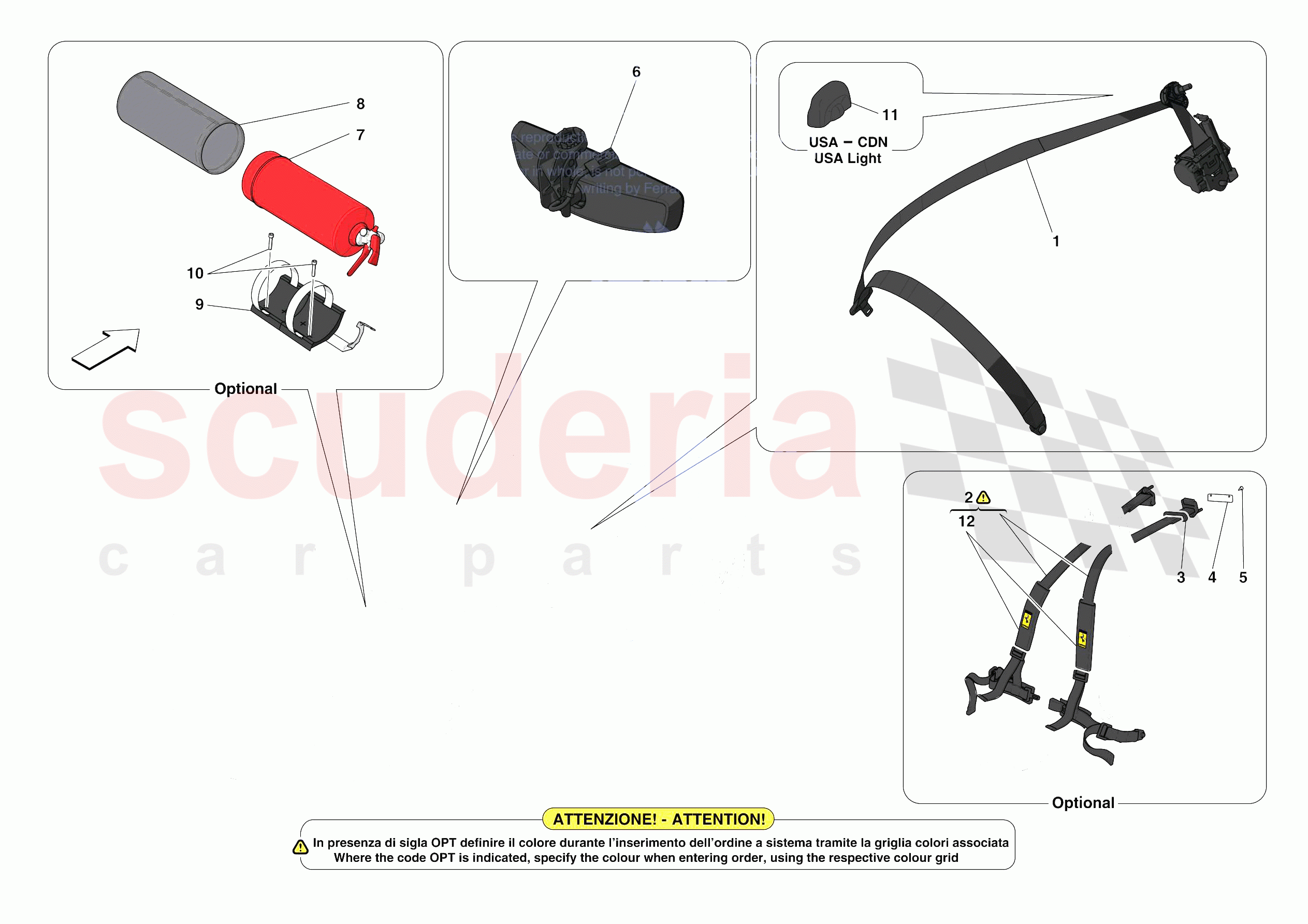 OTHER INTERIOR TRIM ACCESSORIES of Ferrari Ferrari F8 Tributo Europe