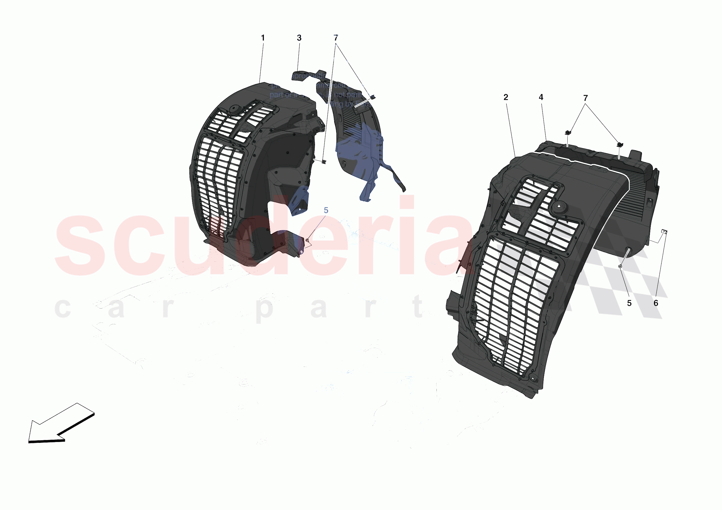 REAR WHEELHOUSE of Ferrari Ferrari F8 Tributo Europe RH