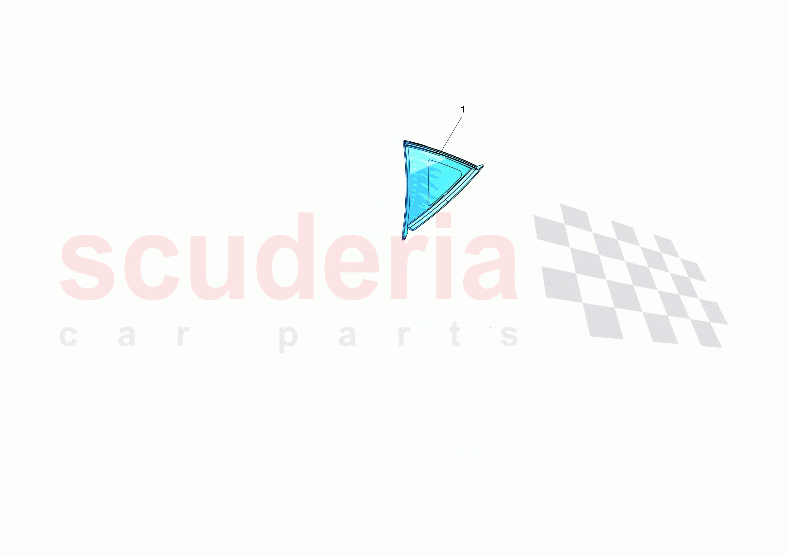 SIDE WINDOWS of Ferrari Ferrari F8 Tributo Europe RH