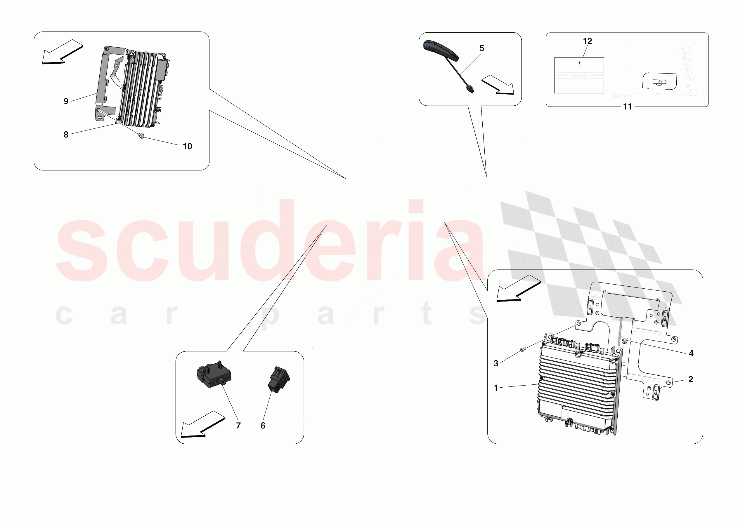DATA LOGGER SYSTEM of Ferrari Ferrari F8 Tributo Europe RH